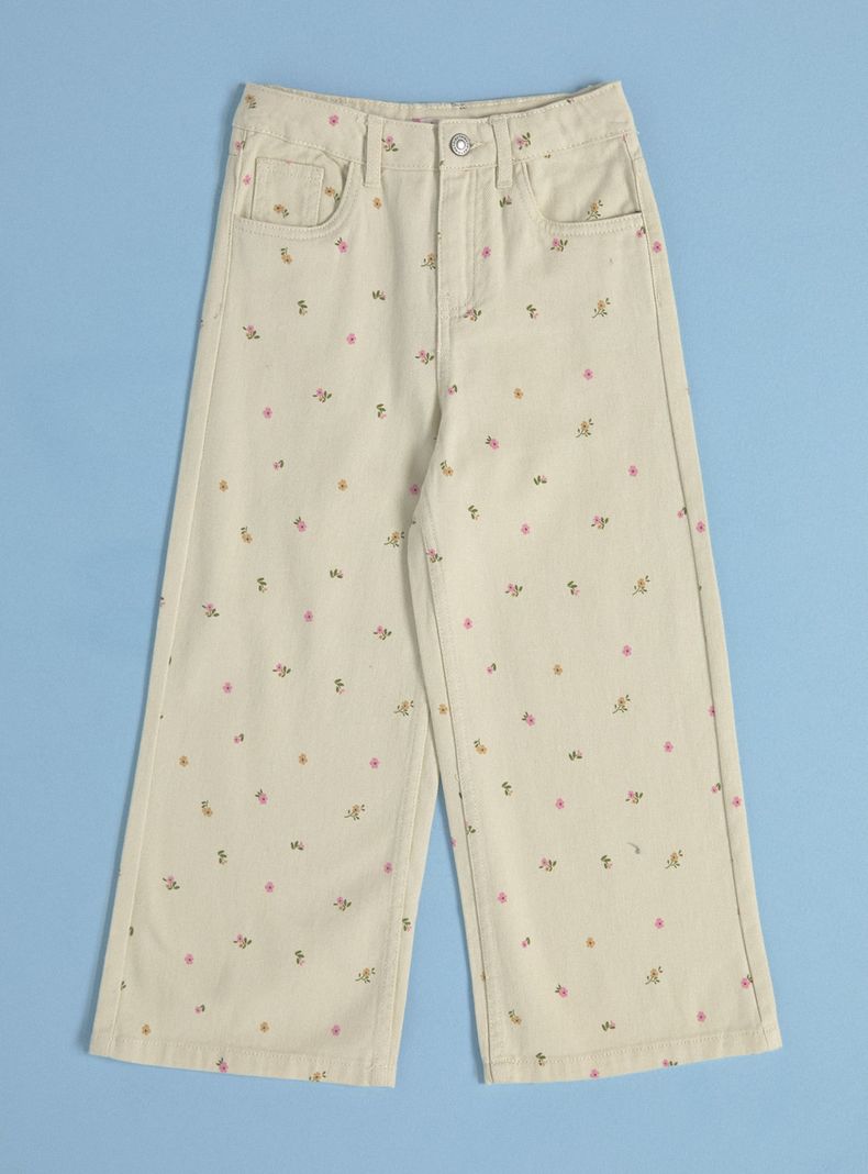 Pantalón Pierna Ancha Estampado-2