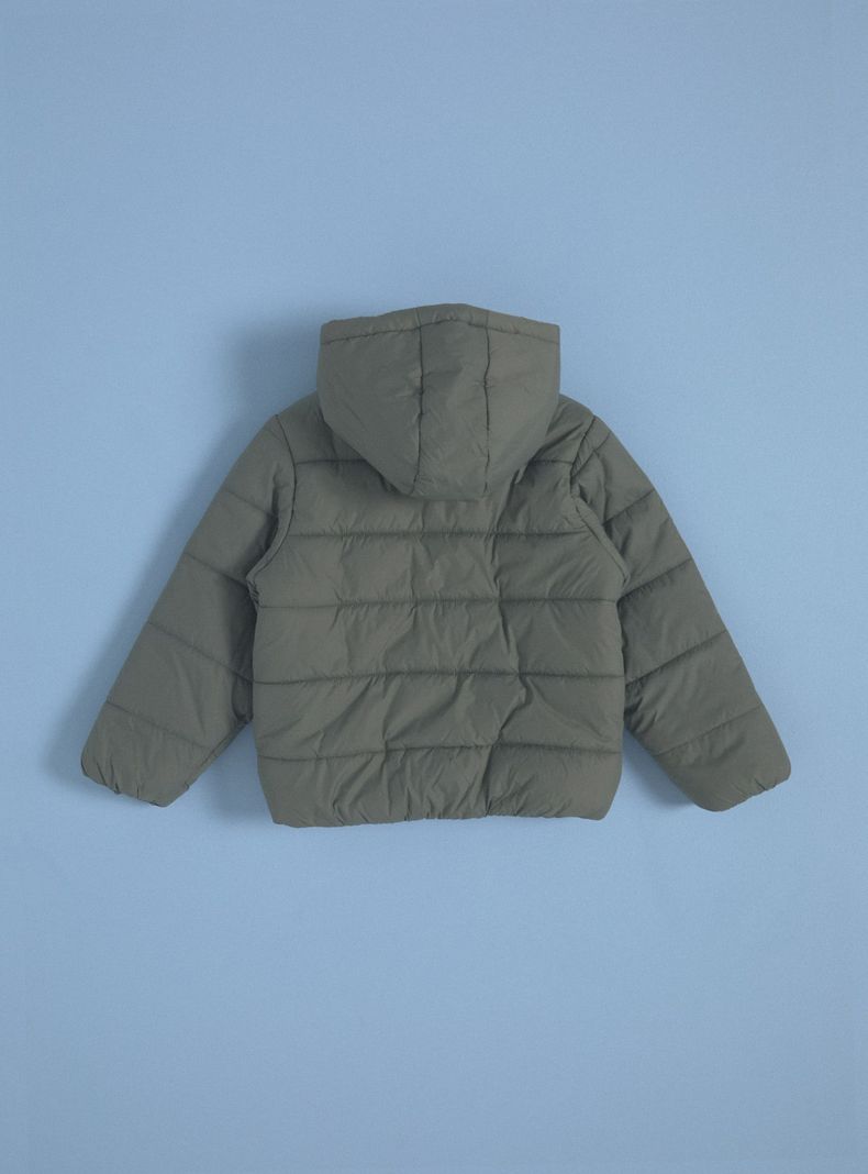 Parka Básica con Forrado Micropolar-1