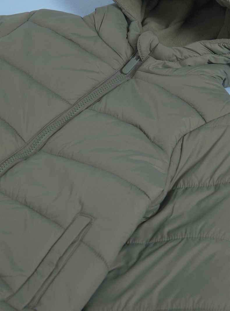 Parka Básica con Forrado Micropolar-2