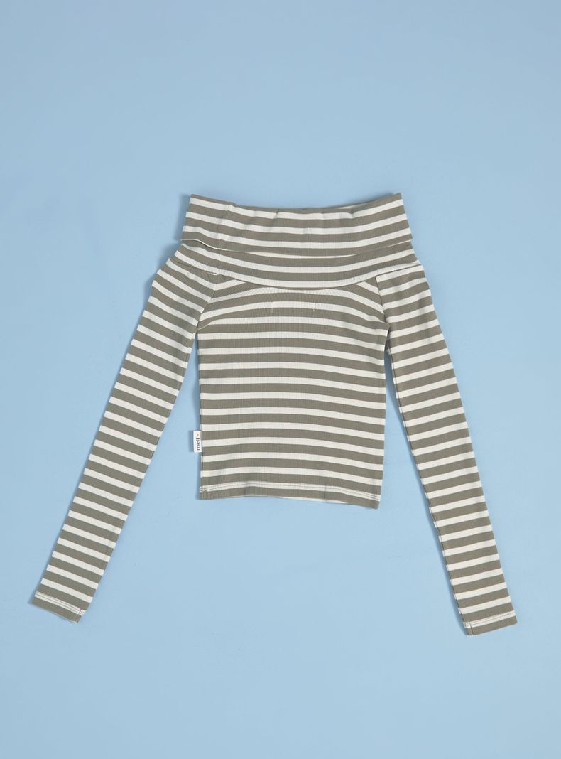 Polera con Cuello Bardot-3