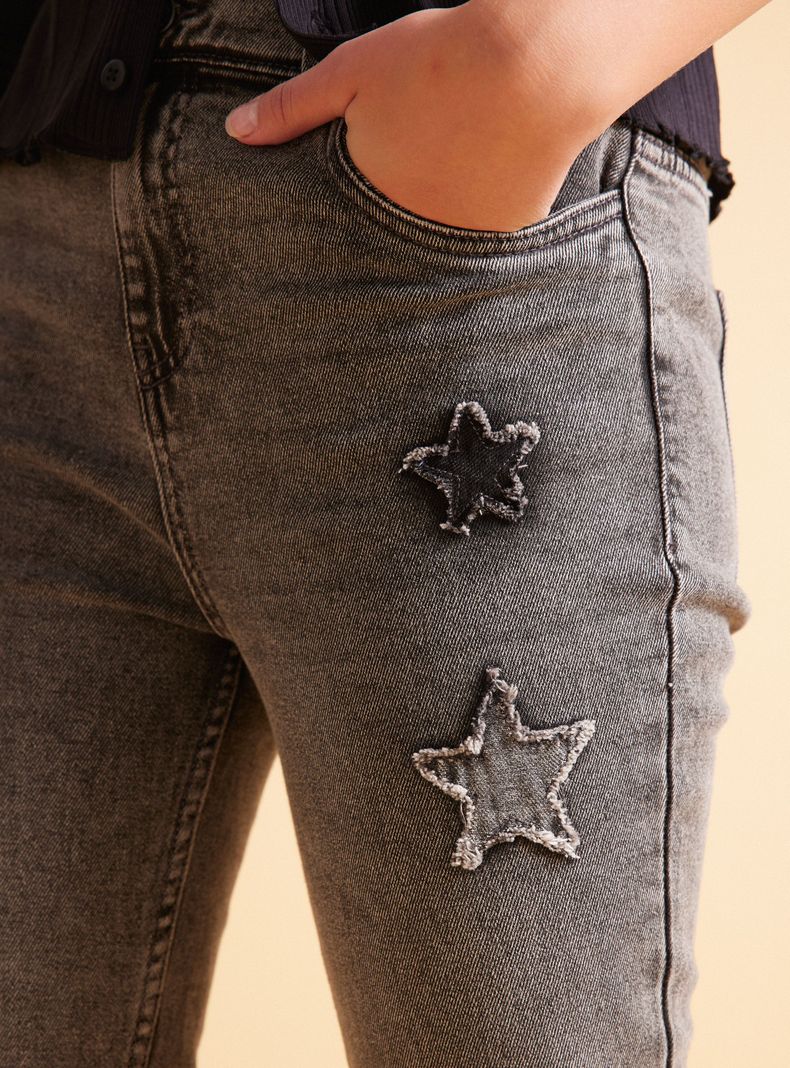Jeans Estampado Estrella-1