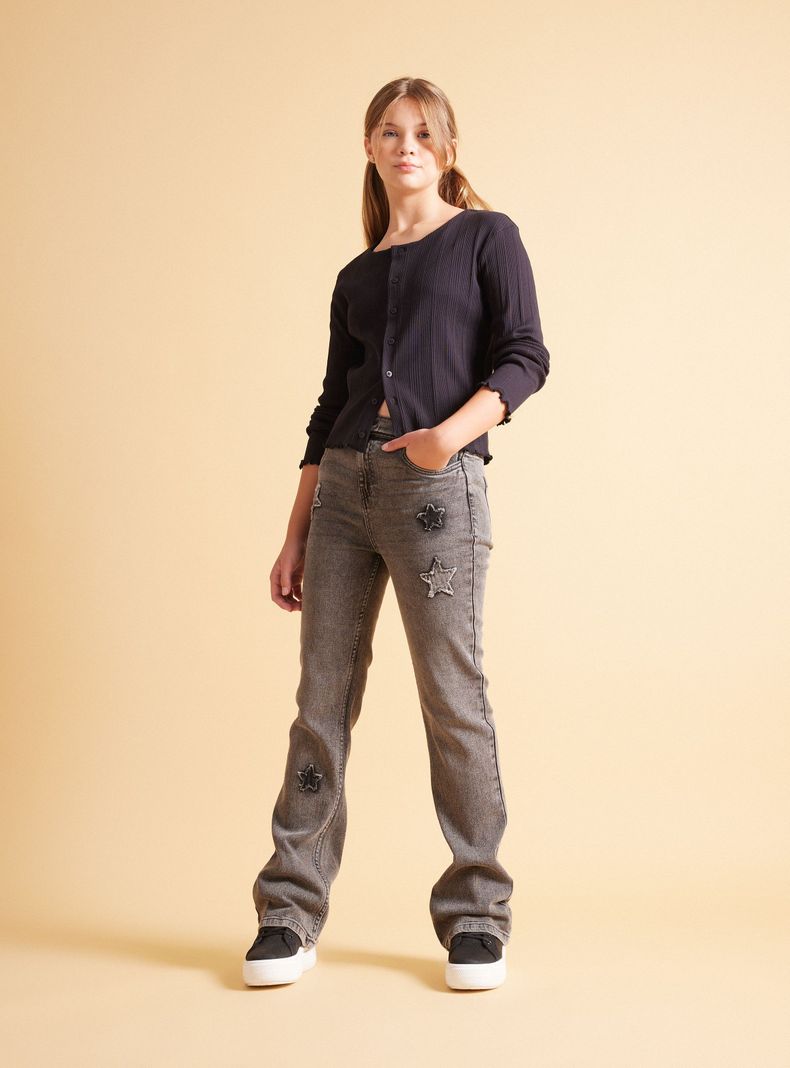 Jeans Estampado Estrella-0