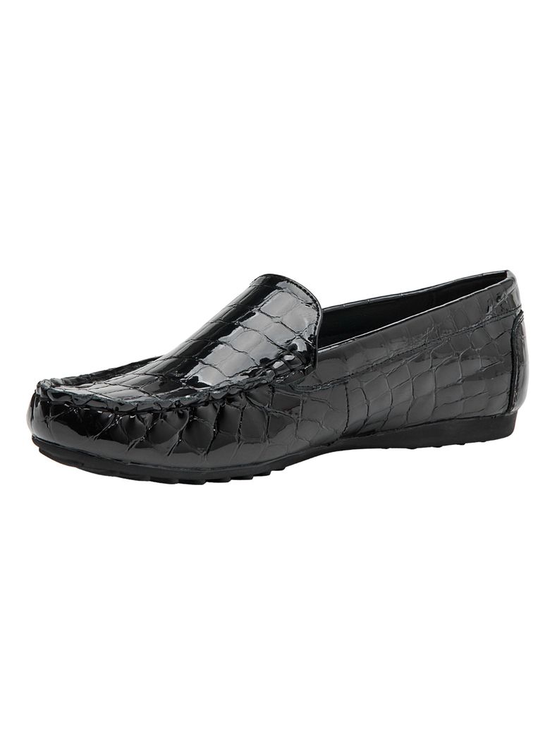 Mocasín Texturizado Charol Cuero L072 Mujer-3