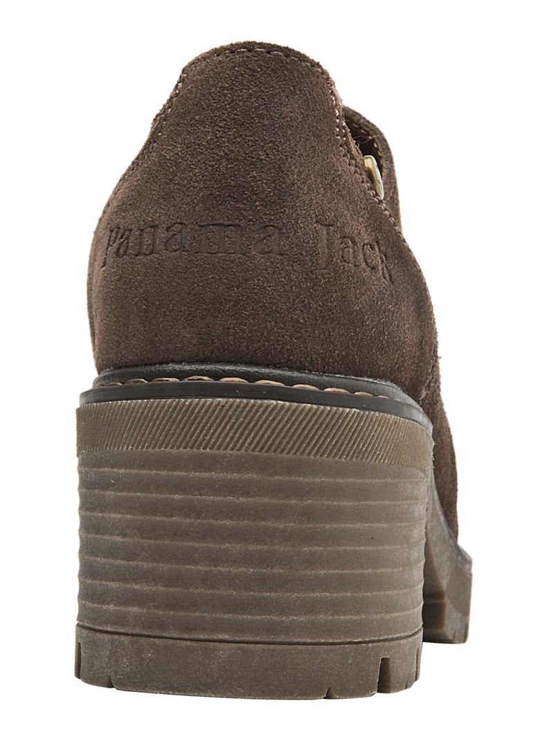 Zapato Casual Taco Cuadrado Cuero Wl052 Mujer-4