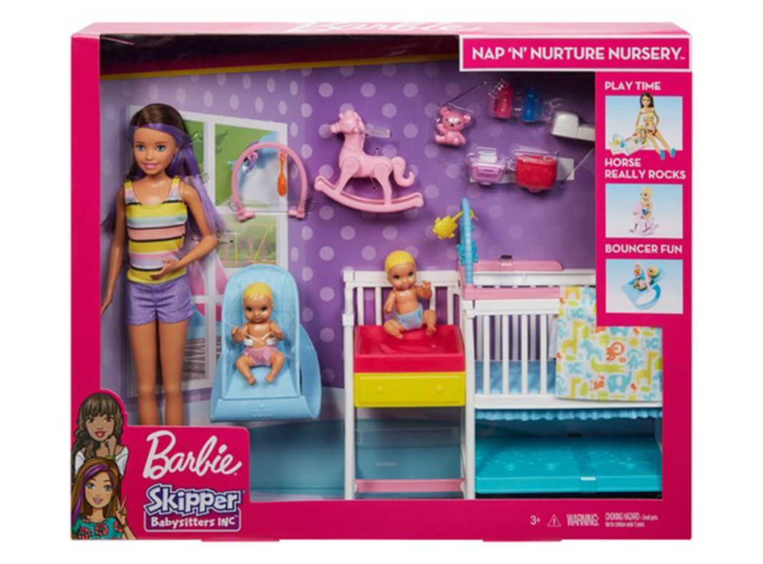 Familia Barbie Skipper Guardería de Bebés-0