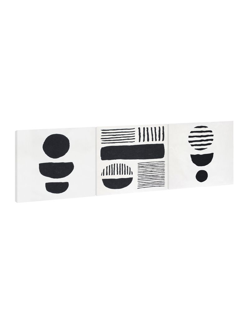 Ciuadro Oleo Triptico Figuras 40x120 cm-1