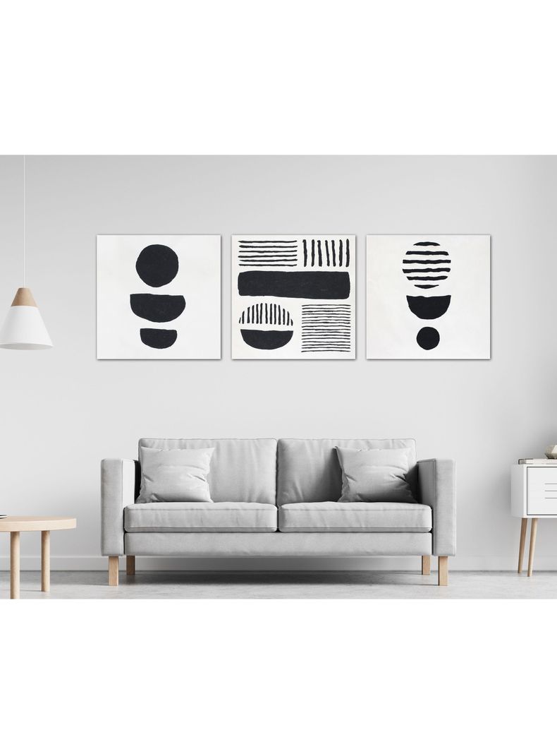 Ciuadro Oleo Triptico Figuras 40x120 cm-2