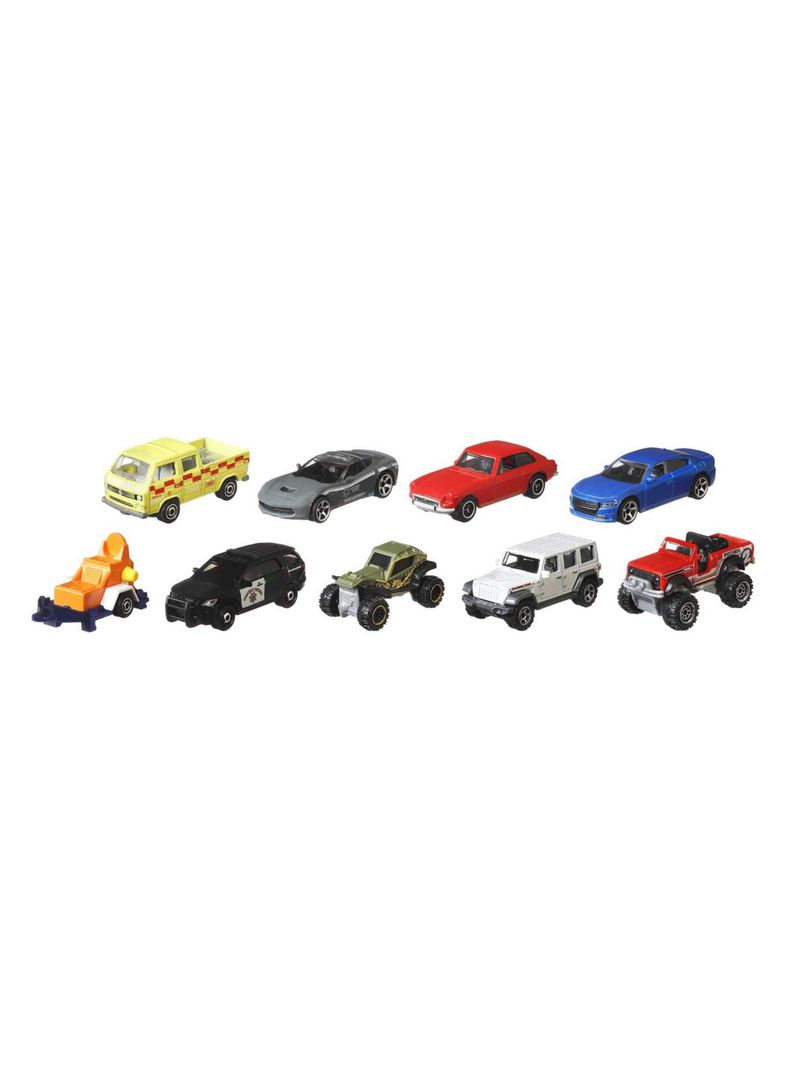Auto Básico Paquete de 9 Vehículos de Juguete-2