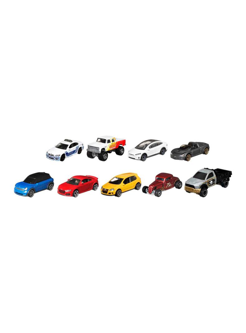 Auto Básico Paquete de 9 Vehículos de Juguete-1