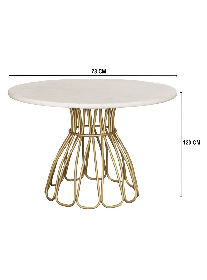 Mesa Comedor Belleza Redonda 120x78 cm-1