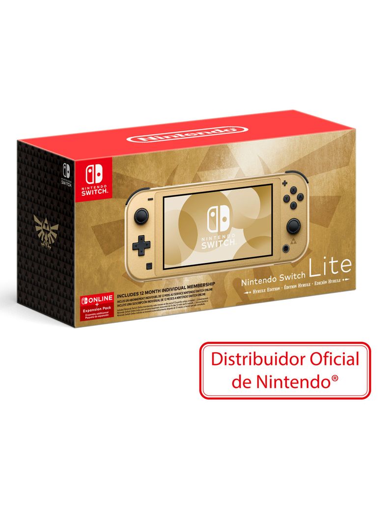 Consola Nintendo Switch Lite Edición Especial Zelda Hyrule +