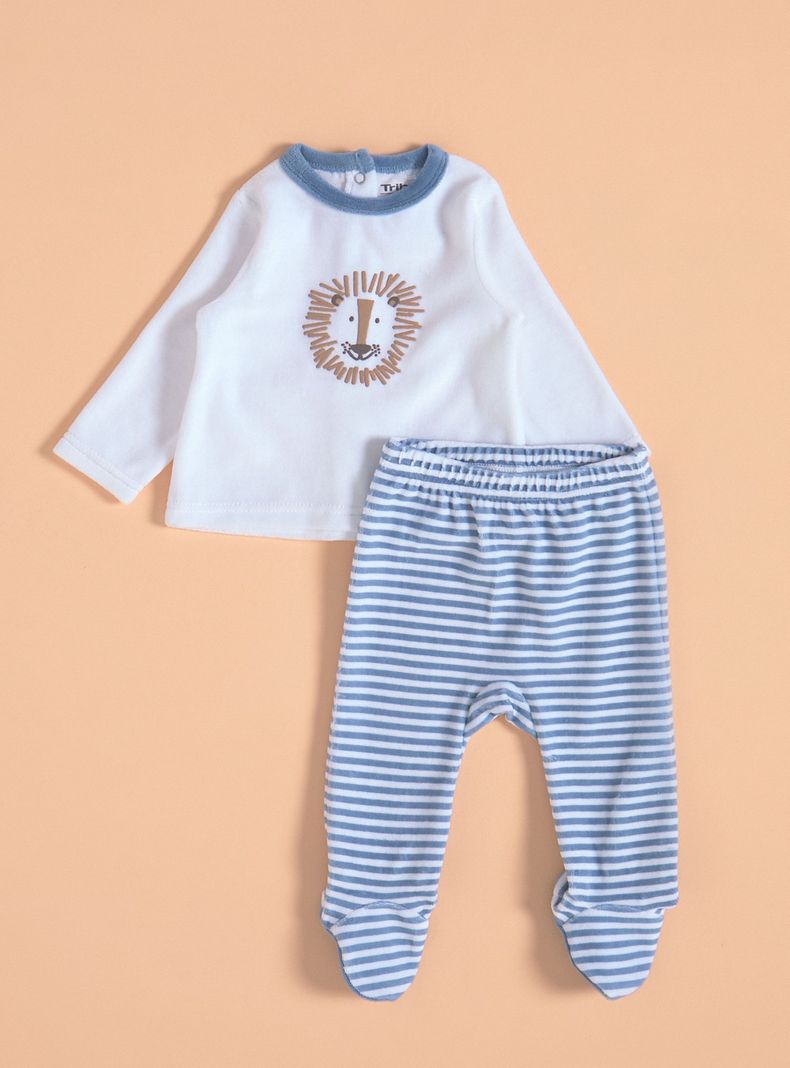 Conjunto Estampado de Velour-0