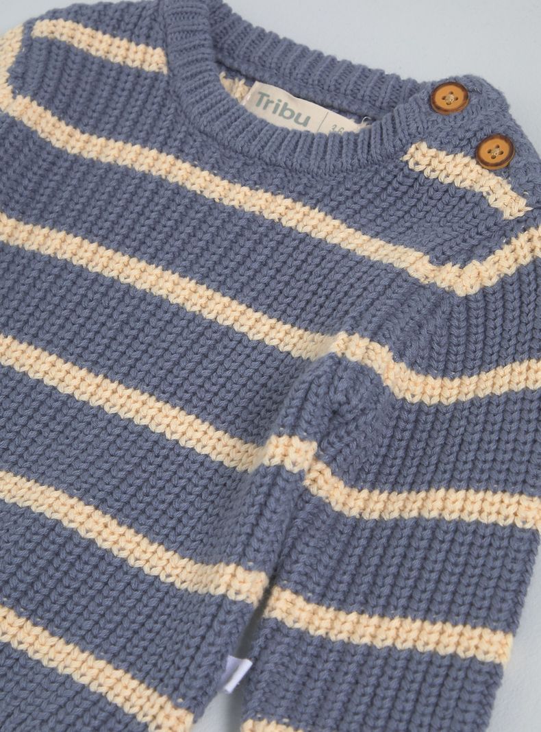 Sweater Jersey Rayado Bebé-2