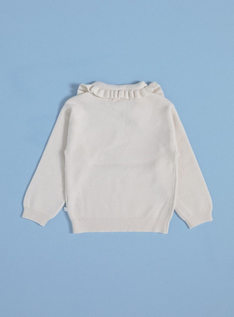 Sweater con Cuello Bobo Bordado-1