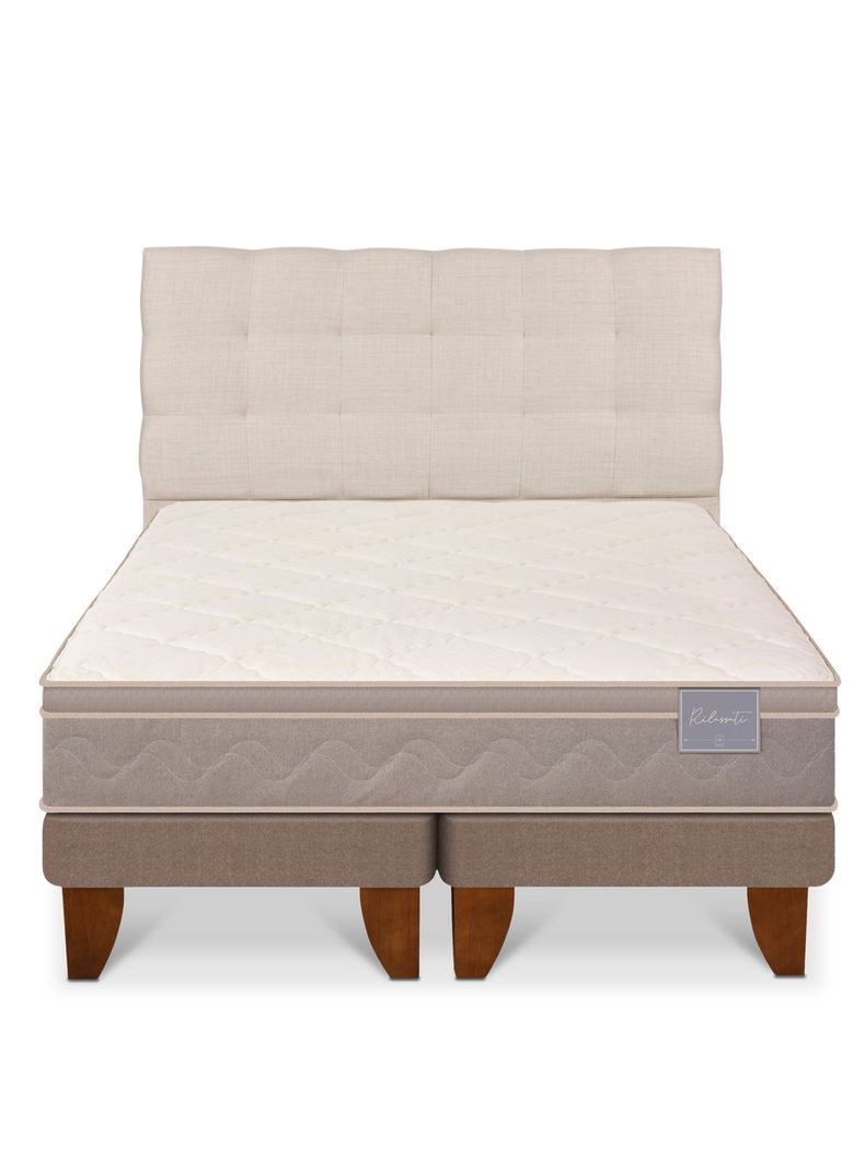 Cama Europea Rilassati King + Respaldo Ebro-2