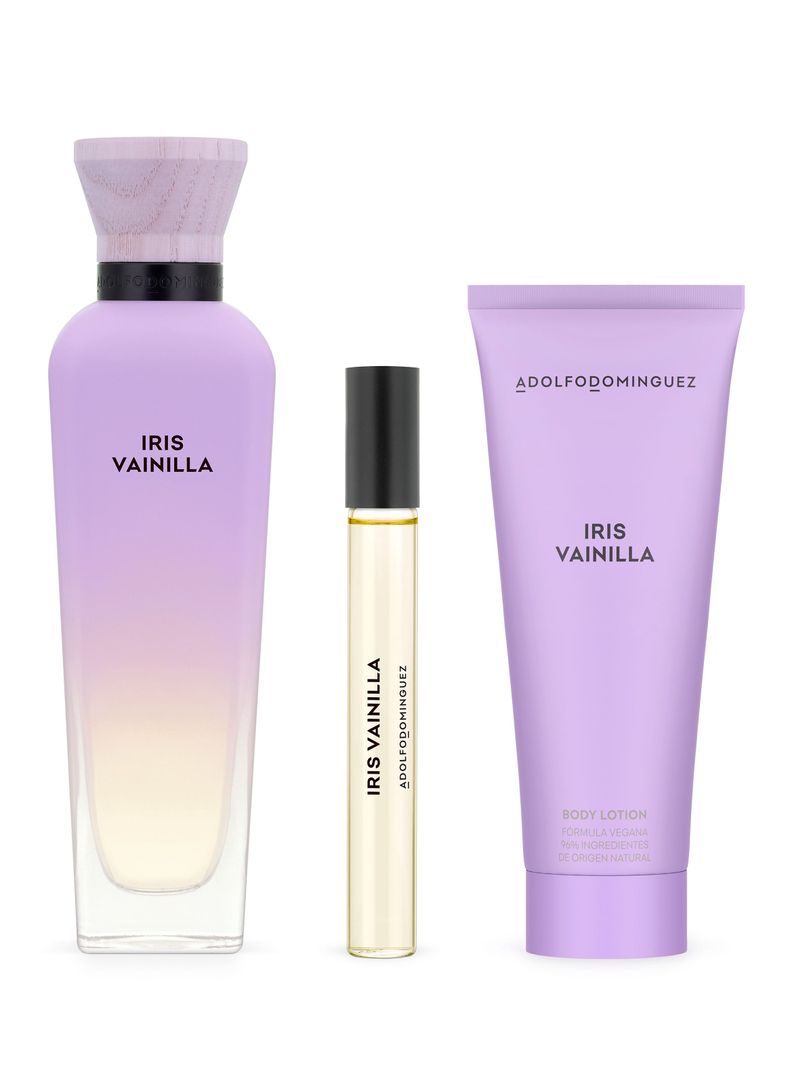 Set Perfume Iris Vainilla EDP Mujer 120ml + EDP 10ml + Loción Corporal 75ml-1