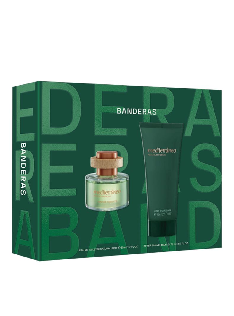 Set Perfume Mediterráneo EDT Hombre 50 ml + After Shave 75 ml-0