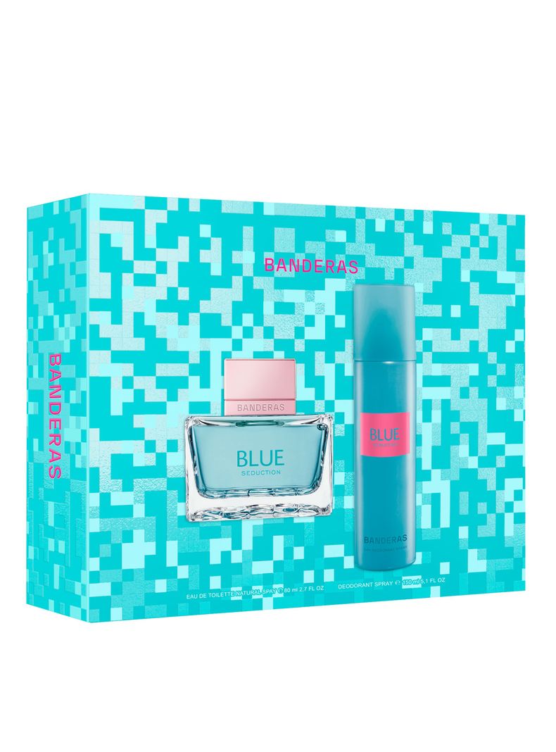 Set Perfume Blue Seduction Woman EDT Mujer 80ml + Desodorante 150ml-0