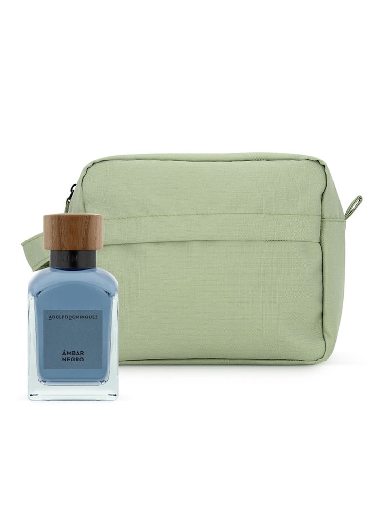 Perfume  Ámbar Negro EDP Hombre 120ml + Neceser-0