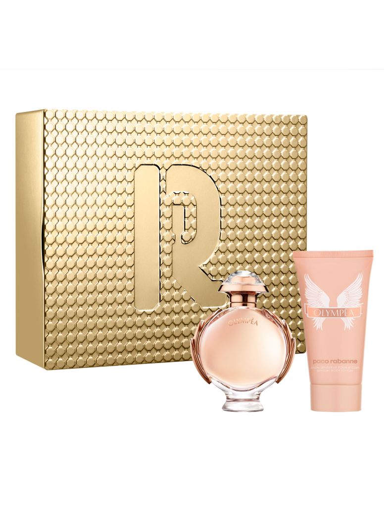 Set Perfume Olympéa EDP Mujer 50 ml + Body Lotion 75 ml Rabanne-1