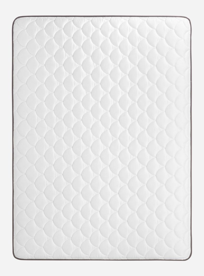 Cama Europea Ergo T New 2 Plazas Base Dividida + Respaldo Lucio Grafito-3