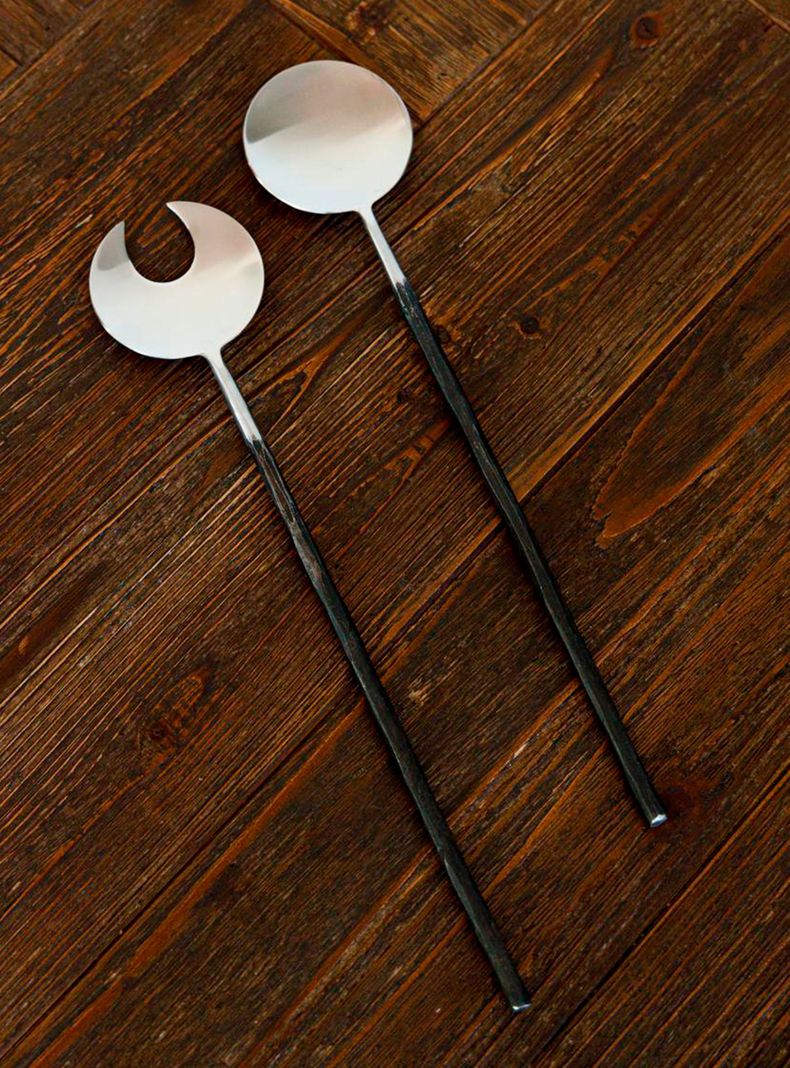 Set Cubiertos Ensalada Plata-0