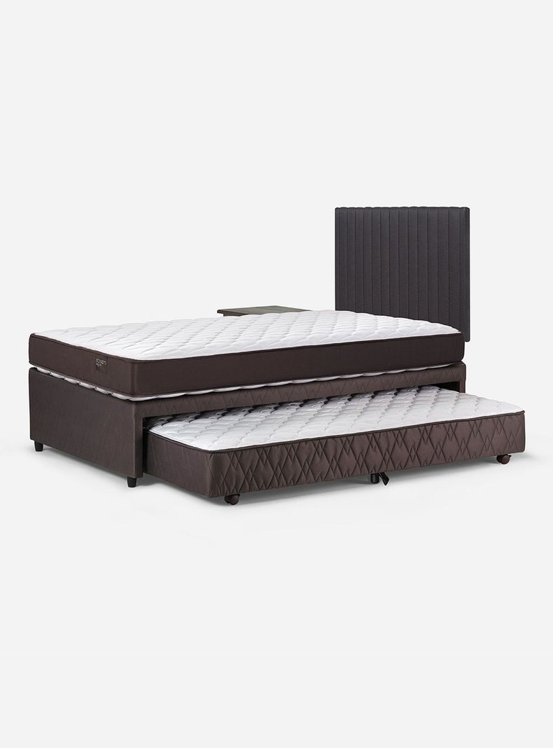 Diván Ergo T New 1.5 Plazas + Set Muebles Lucio Grafito-1