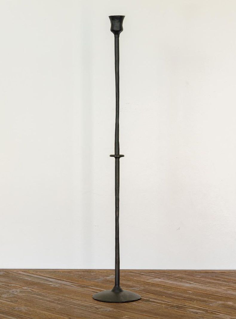 Candelabro Metal Negro L-0