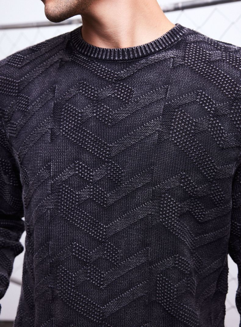 Sweater Texturado Lavado-3
