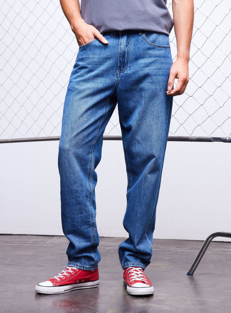 Jeans Denim Medio-0