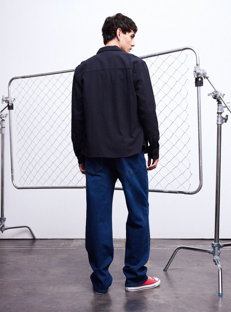 Jeans  Azul Oscuro-5