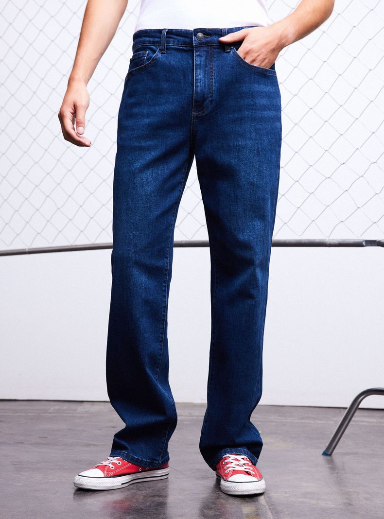 Jeans  Azul Oscuro-0