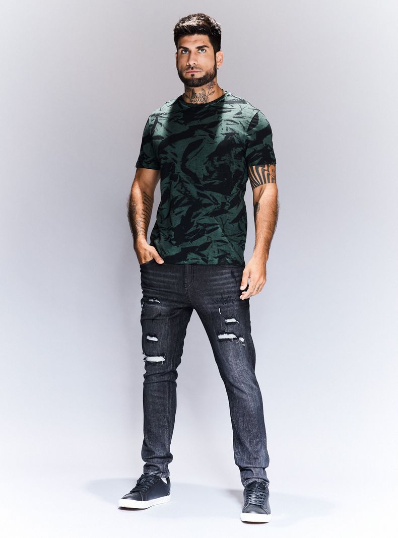 Polera Full Print Teñido en Prenda-4