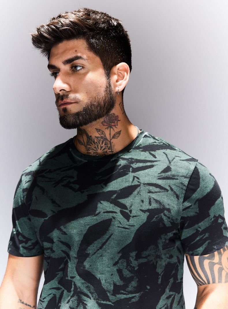 Polera Full Print Teñido en Prenda-2