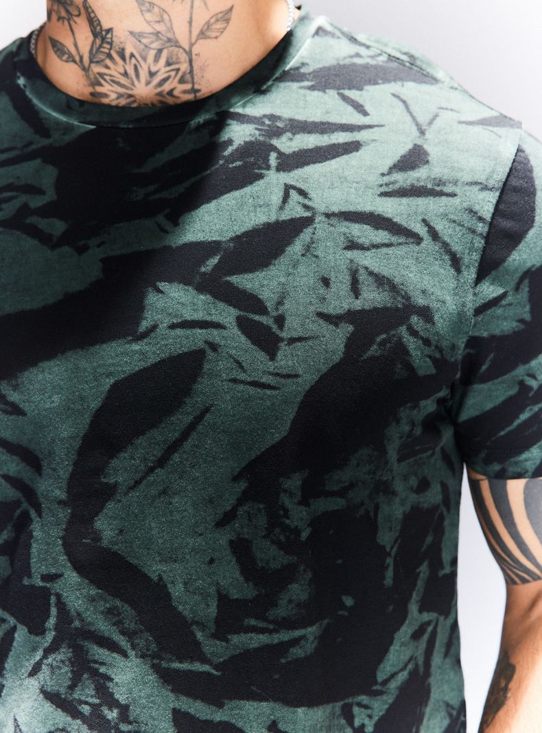 Polera Full Print Teñido en Prenda-3