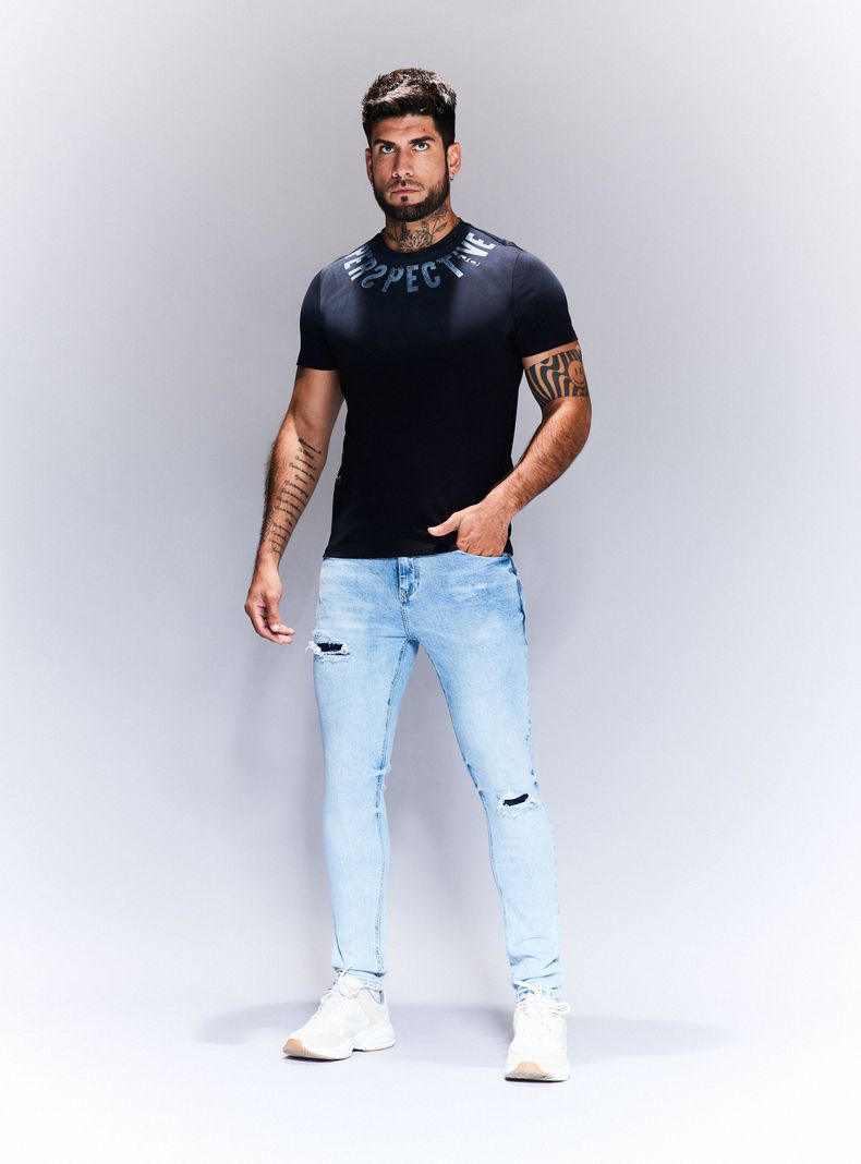 Jeans Lavado Craquelado Roturas-4