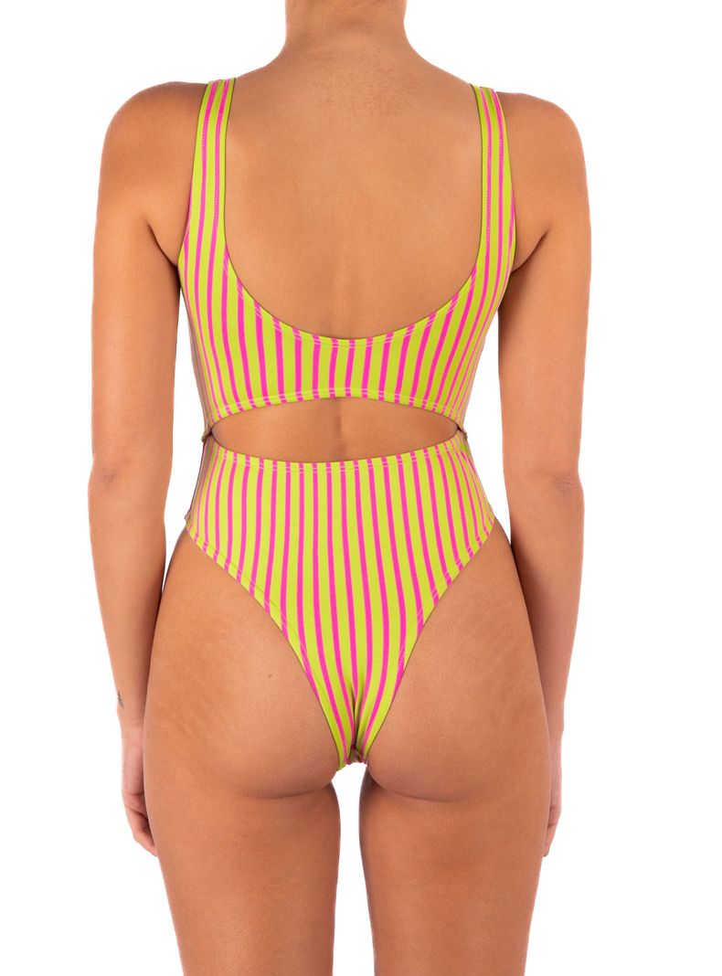 Traje de Baño Entero Julieta Pop Stripe-1