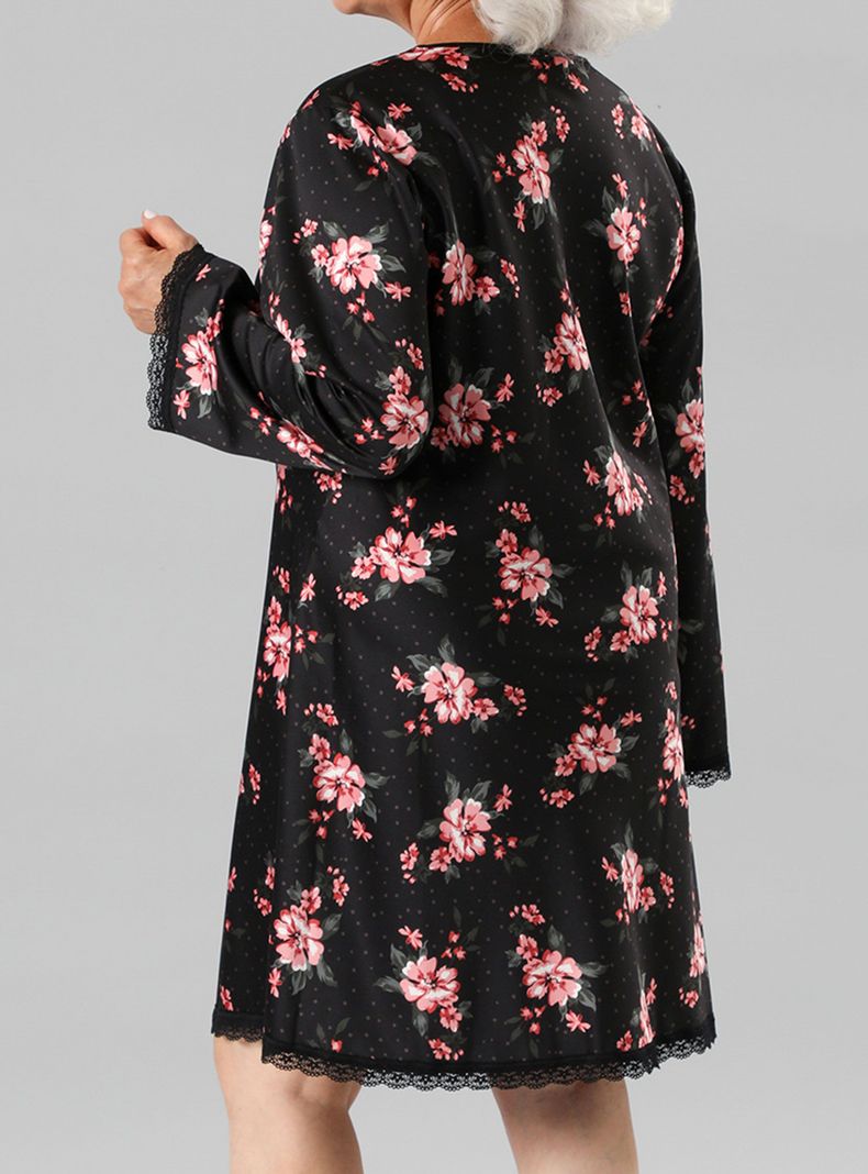 Camisola Amarra Satín Print-1