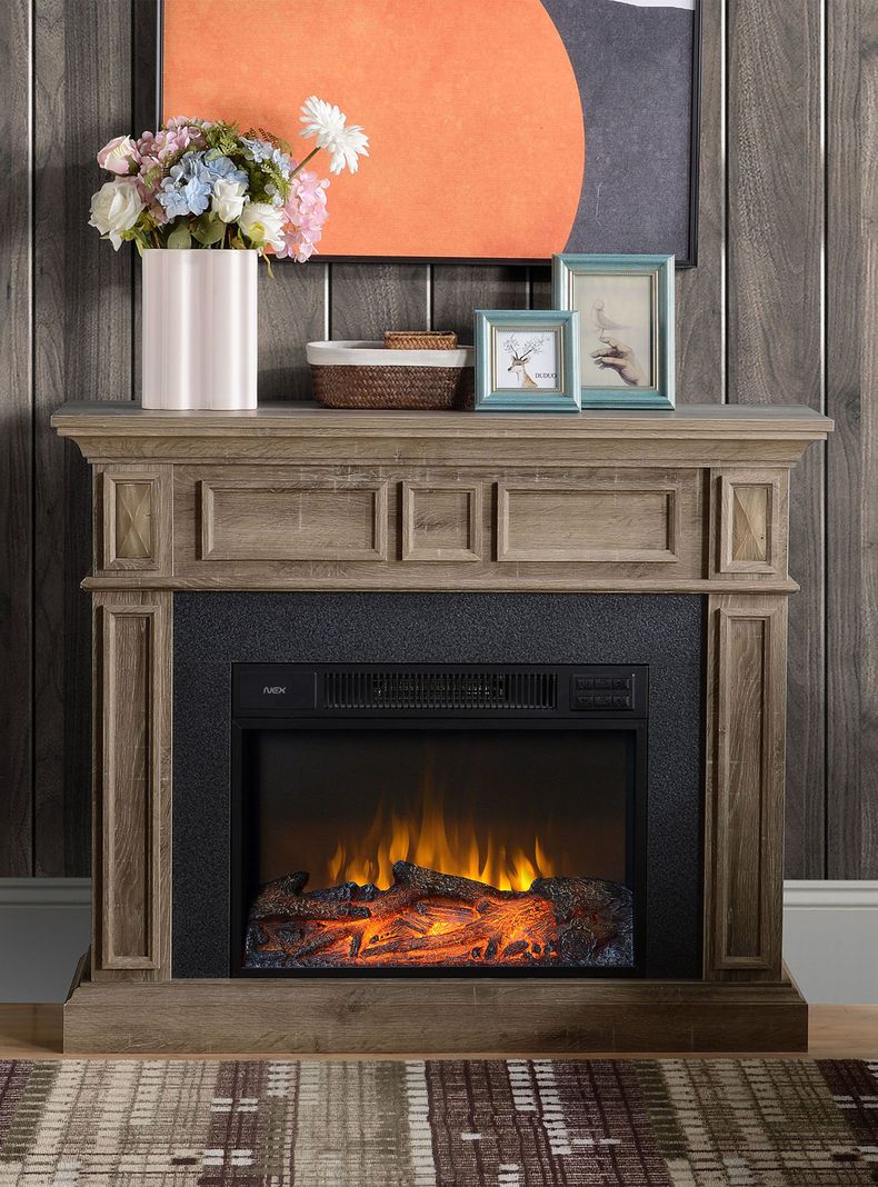 Estufa Infrarroja Estilo Chimenea con Mueble 1500W HFS8000-3