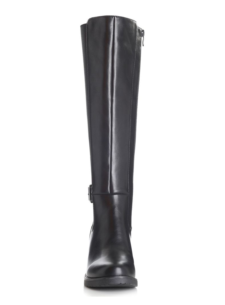Bota Lisa Detalle Correa al Costado Mujer-2