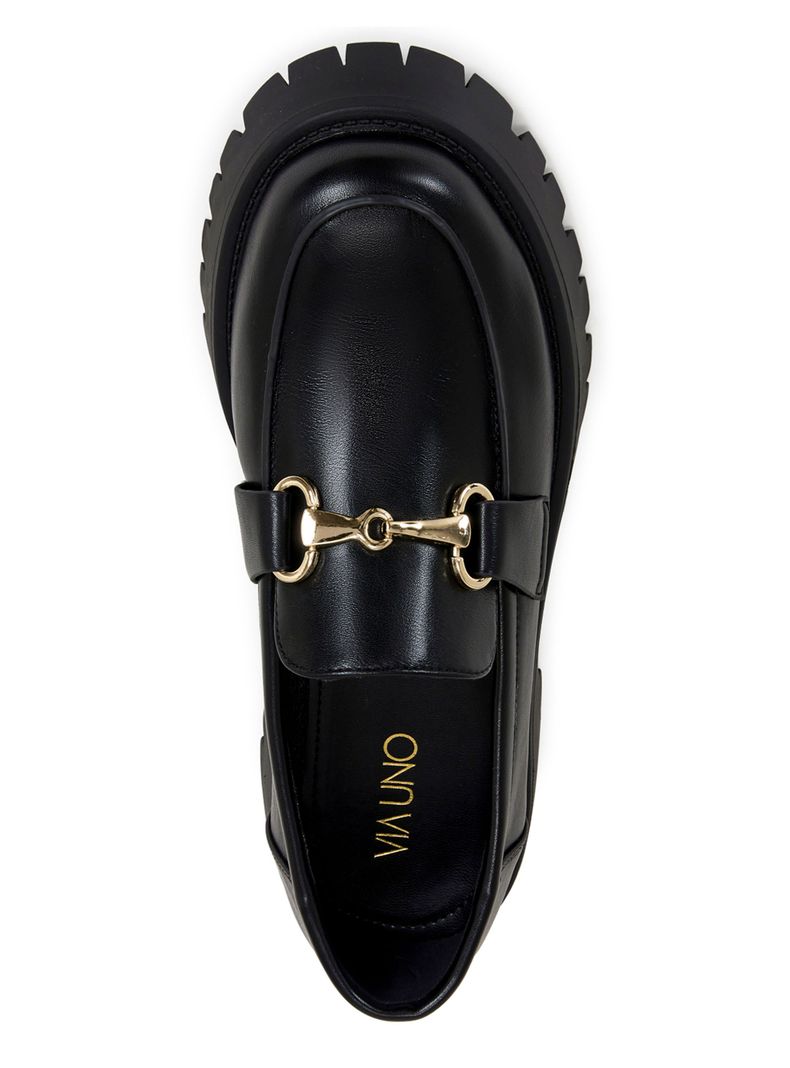 Mocasín Detalle Hebilla Dorada Mujer-3