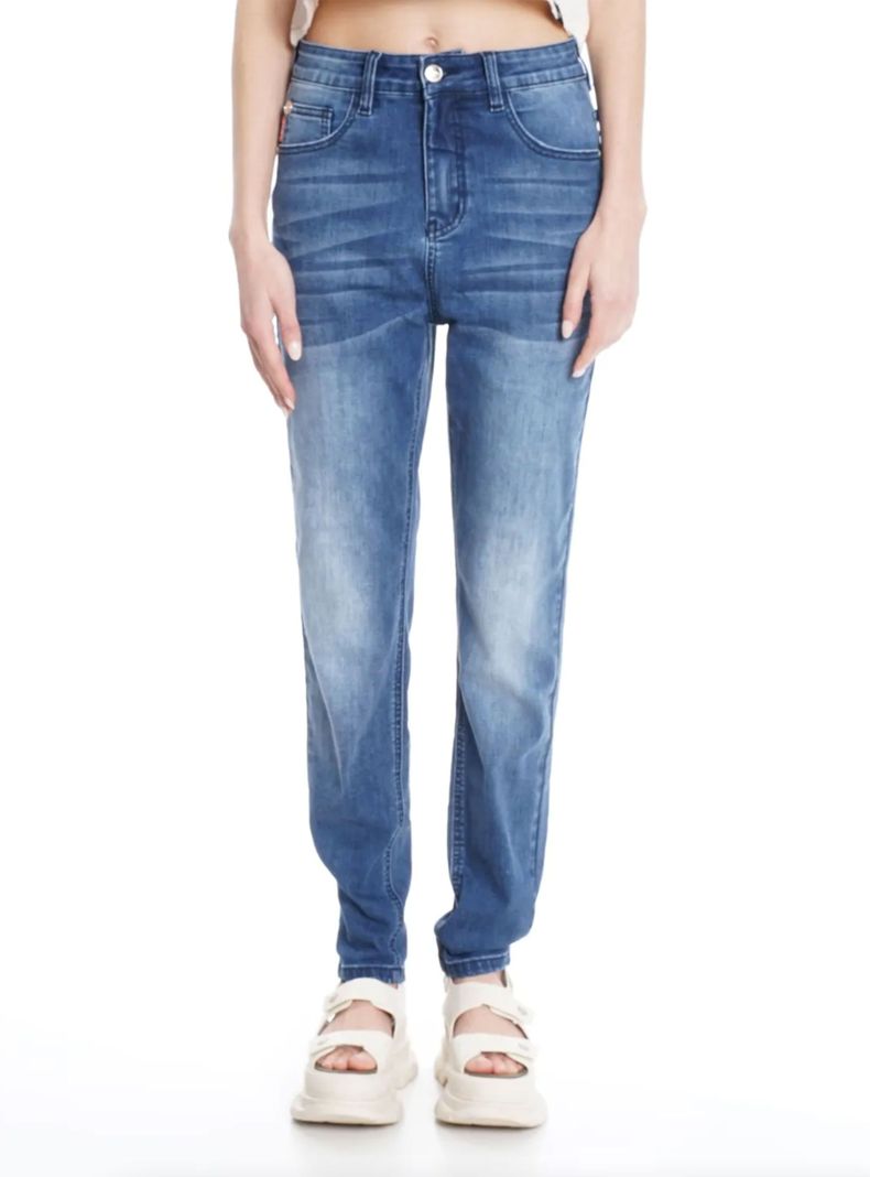 Jeans Mom Tiro Ultra Alto Med Repreve-0