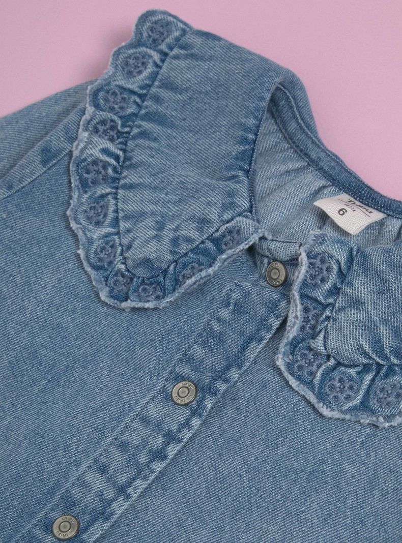 Blusa Denim Cuello Bobo-4