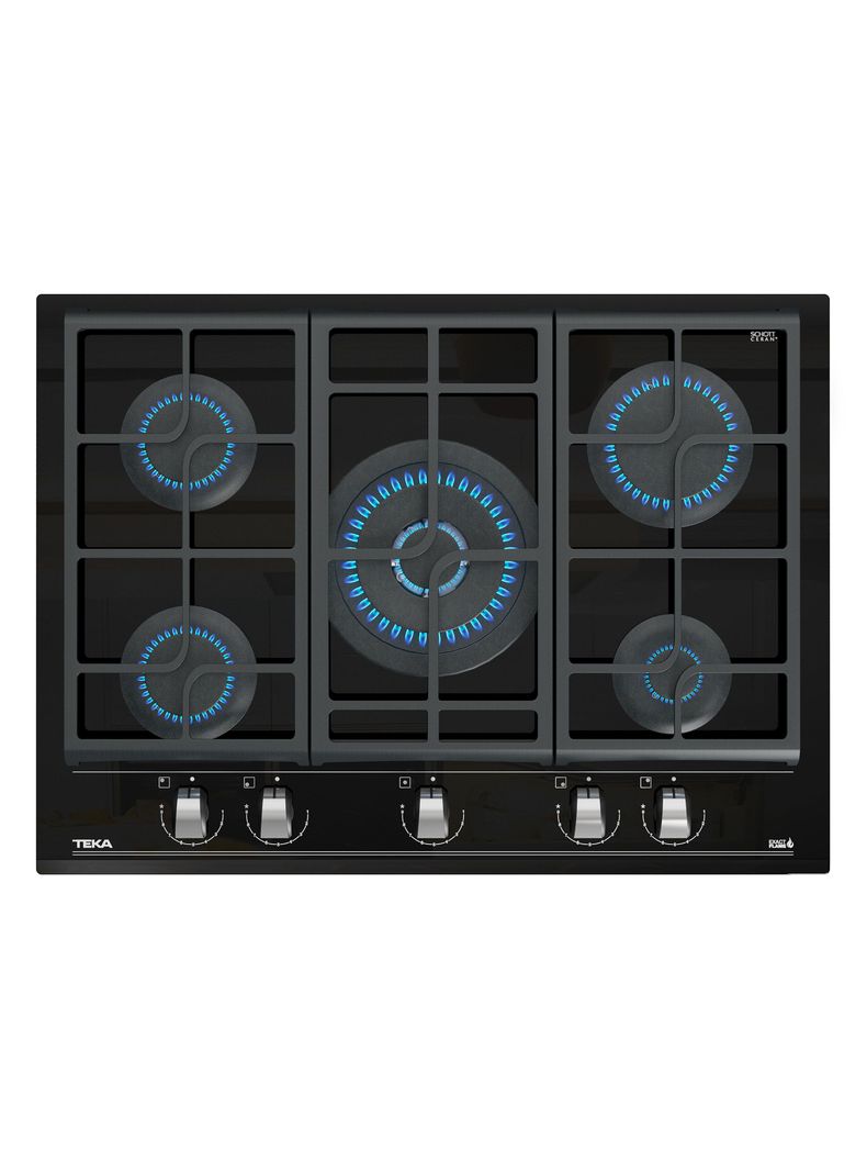 Encimera a Gas 5 Quemadores Cristalgas GZC 75330 XBB-0