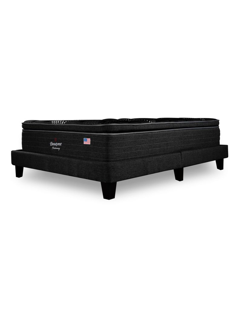 Cama Europea LowNest Harmony Base Dividida 2 Plazas-1