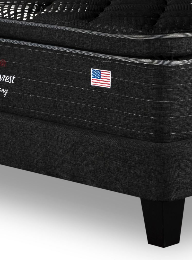 Cama Europea LowNest Harmony Base Dividida 2 Plazas-5