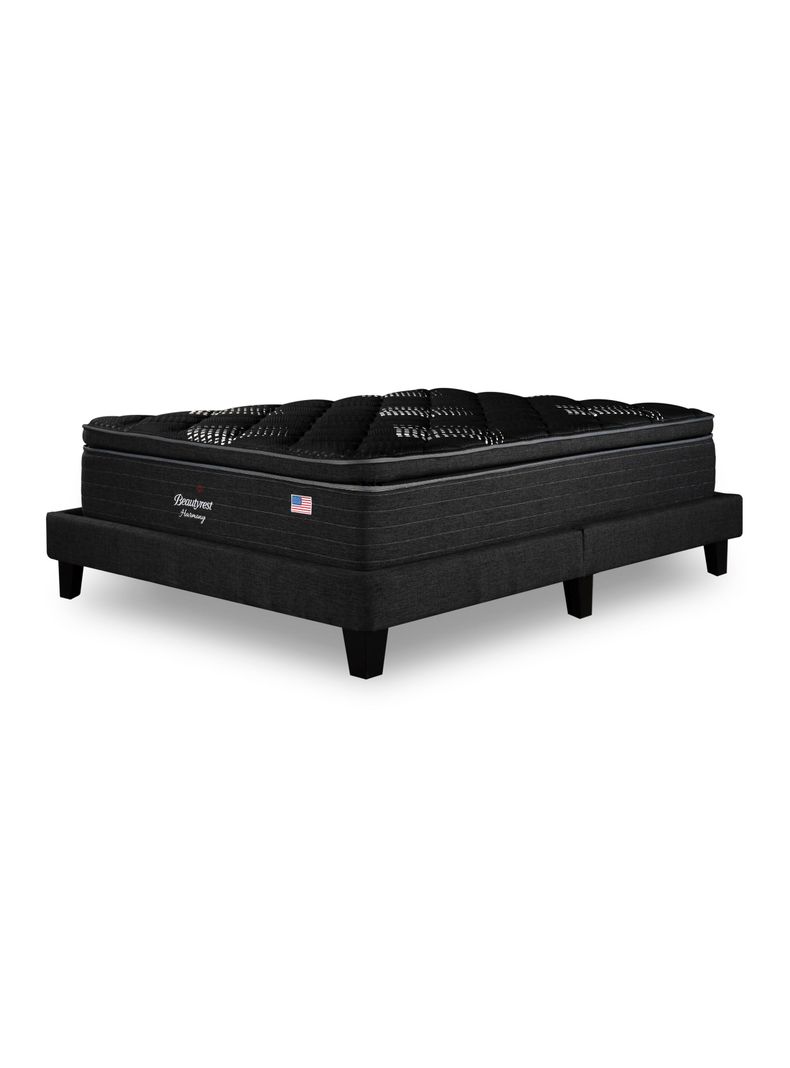 Cama Europea LowNest Harmony Base Dividida 2 Plazas-0