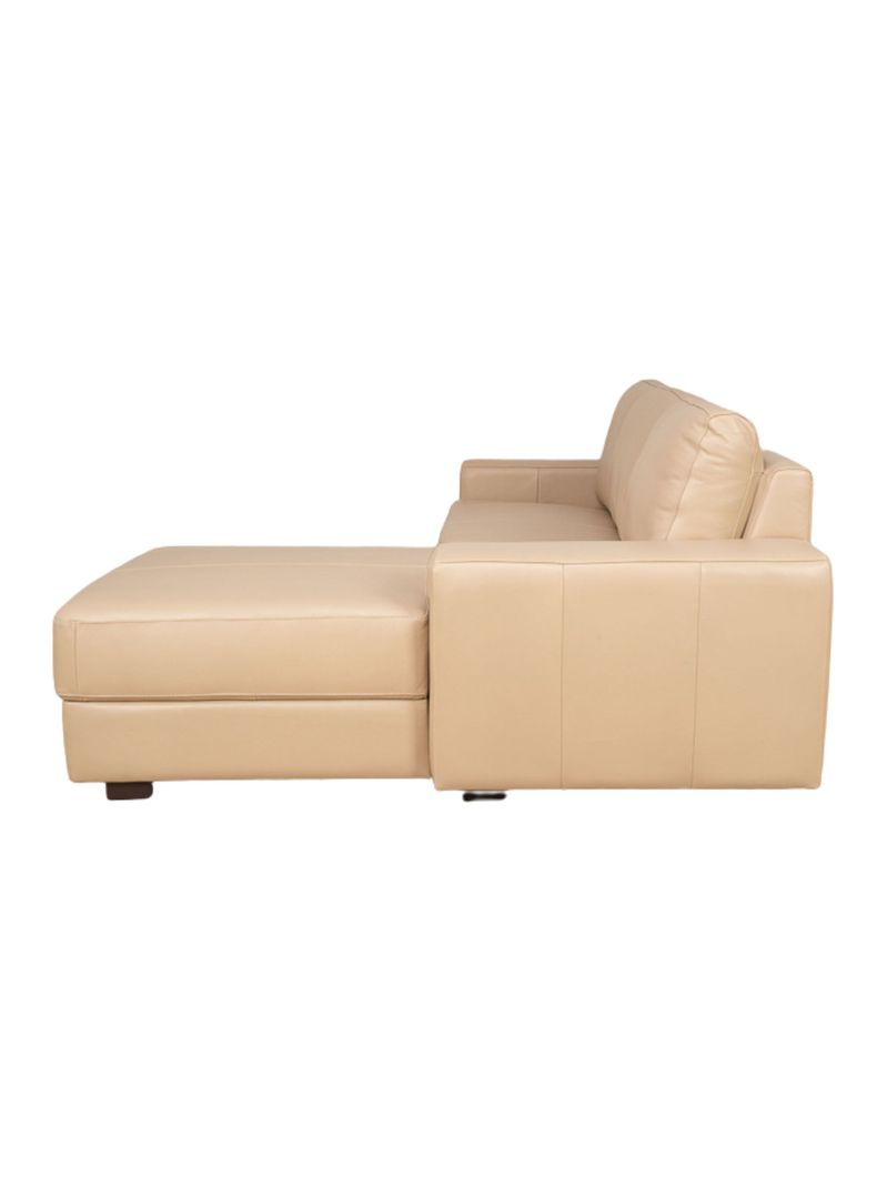 Sofá Secccional Di Como Cuero Beige-2