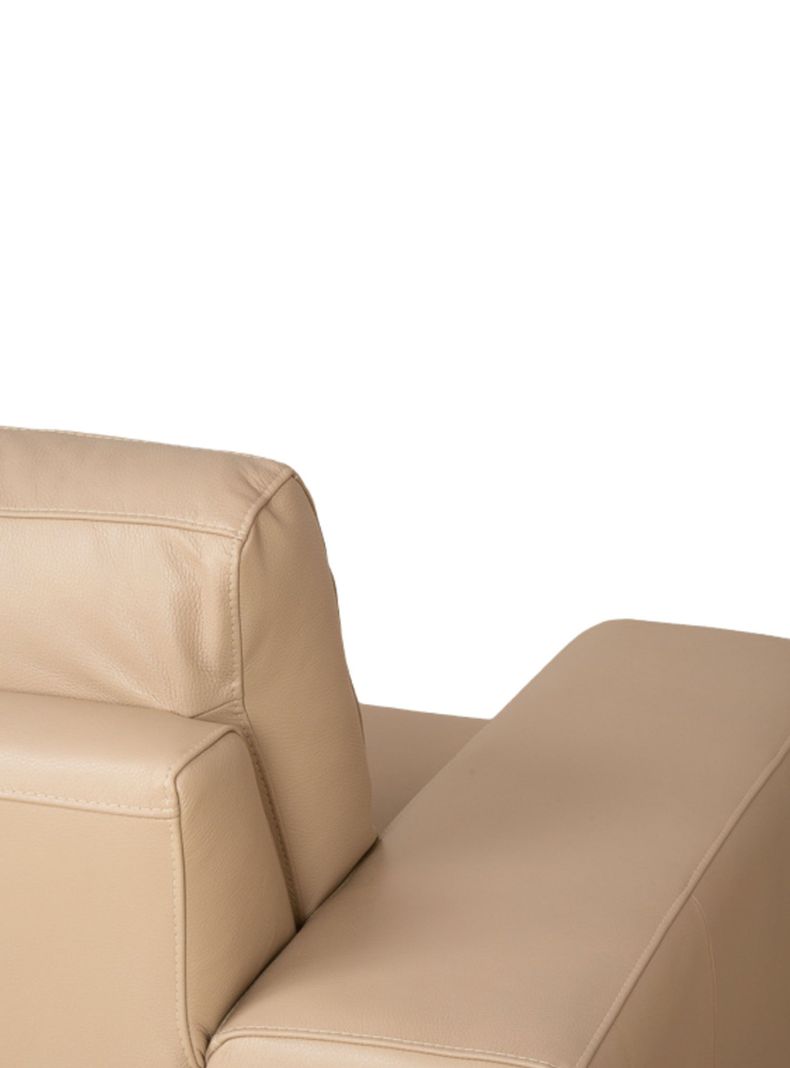 Sofá Secccional Di Como Cuero Beige-3