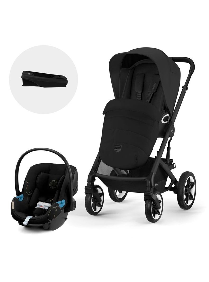 Coche Travel System Talos S Blk Mb + Aton G-0